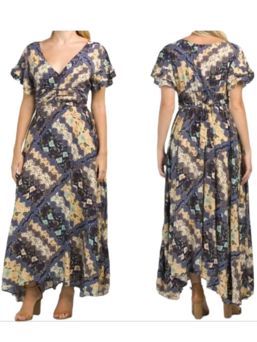Anthropologie Able the Label floral maxi dress. Size: Small